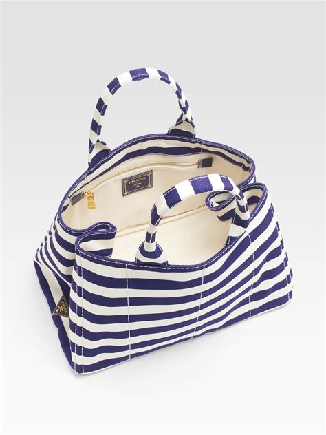 prada striped canvas tote bag|prada foldable shopping tote.